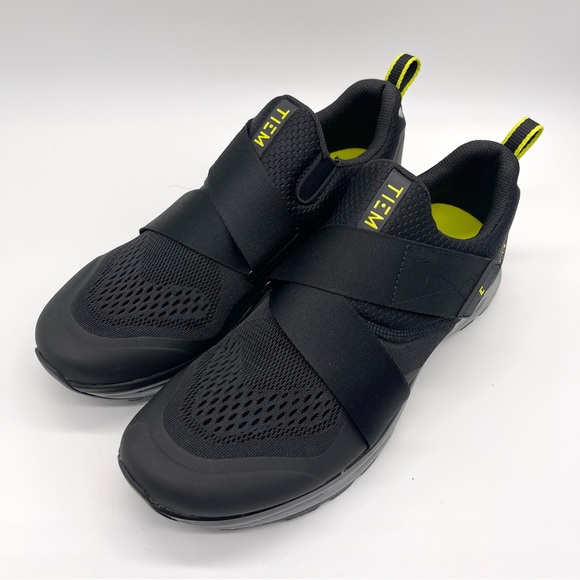 Tiem Men's Cycling Slipstream Black Citron SPD Cleats Sneakers Brand New US 9 - Picture 12 of 16